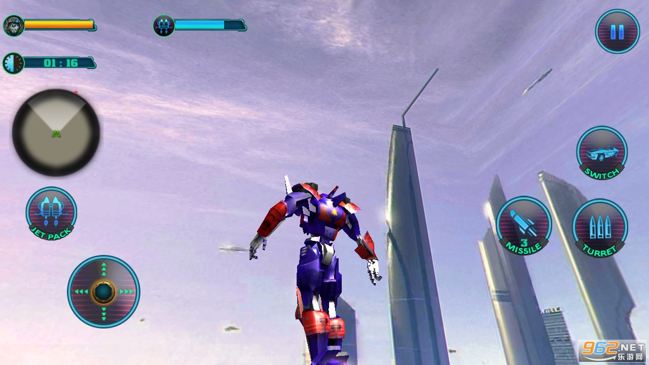 Impossible Flying Robot Fighting(���й��������ս����Ϸ)v1.3 �ƽ���ͼ1