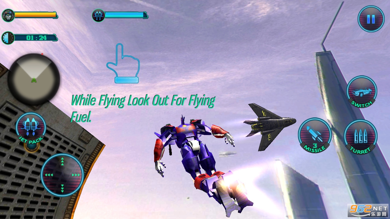 Impossible Flying Robot Fighting(���й��������ս����Ϸ)v1.3 �ƽ���ͼ2