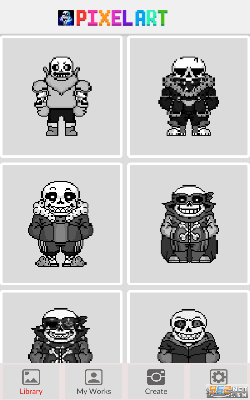 Sans Pixel Art(Sans�Ļ滭��Ϸ�ֻ���)��ͼ2
