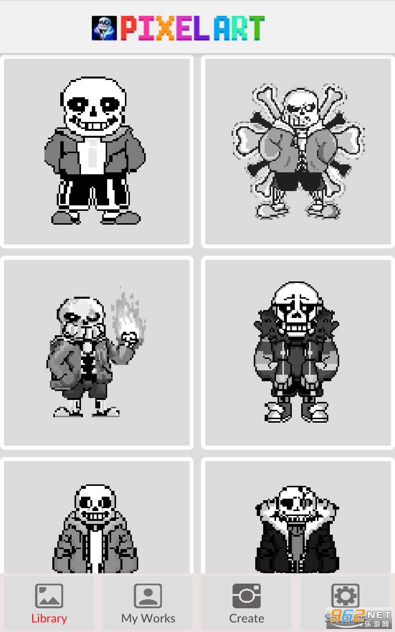 Sans Pixel Art(Sans�Ļ滭��Ϸ�ֻ���)��ͼ3
