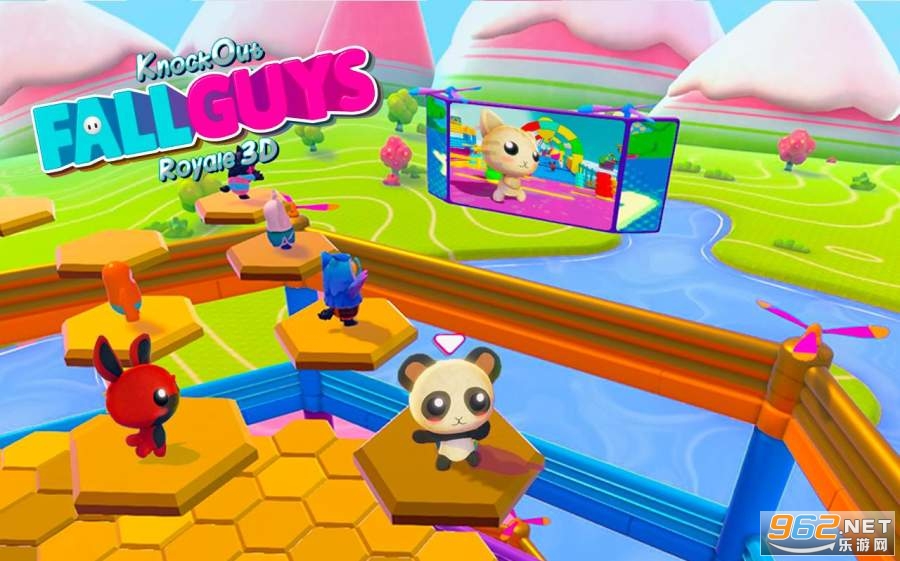 Knockout Fall Guys Royale 3D Human Knock Over糖豆人淘汰赛安卓版截图2