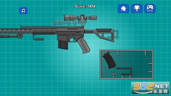 Assemble Toy Gun Sniper Rifle(��װ��߾ѻ�ǹ������)v1.0 ��׿���ͼ0