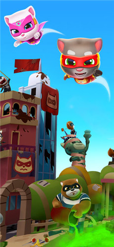 ��ķèӢ���ܿ���ʷ�Talking Tom Hero Dash�������ͼ0