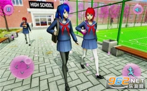 Anime School Life Sim(����У԰����ģ����3D���İ�)v1.0�ƽ���ͼ0