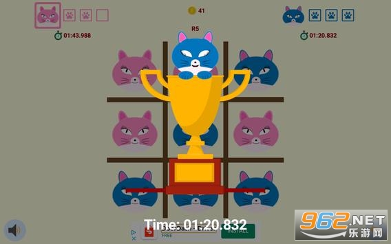 Kitty Tic-Tac-Toe游戏截图3