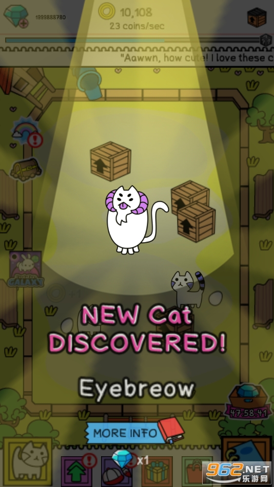 猫咪进化疯狂合并无限钻石版截图2