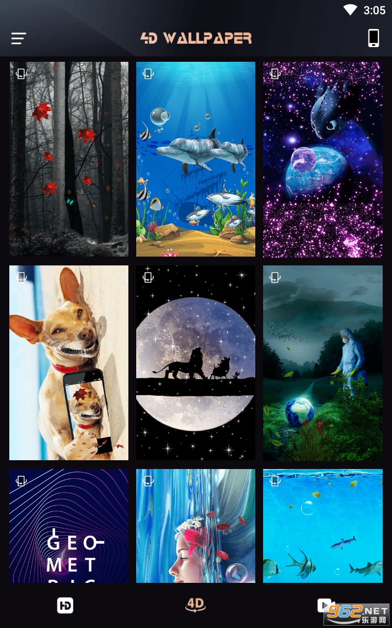 4D Wallpaper app��ͼ3