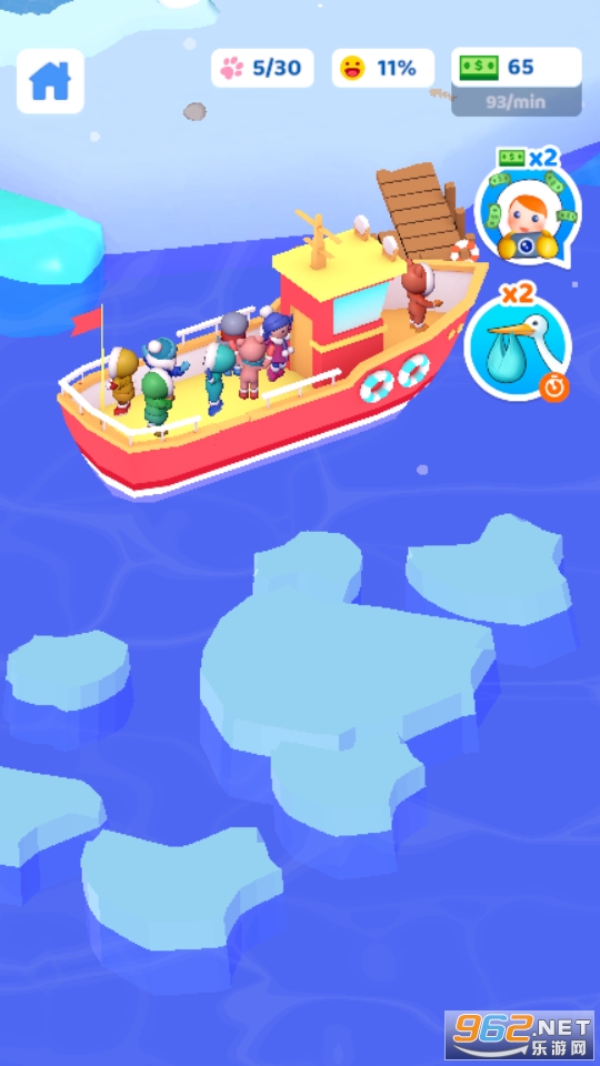 Animal Rescue Tycoon(冰雪动物救助大亨游戏)截图1