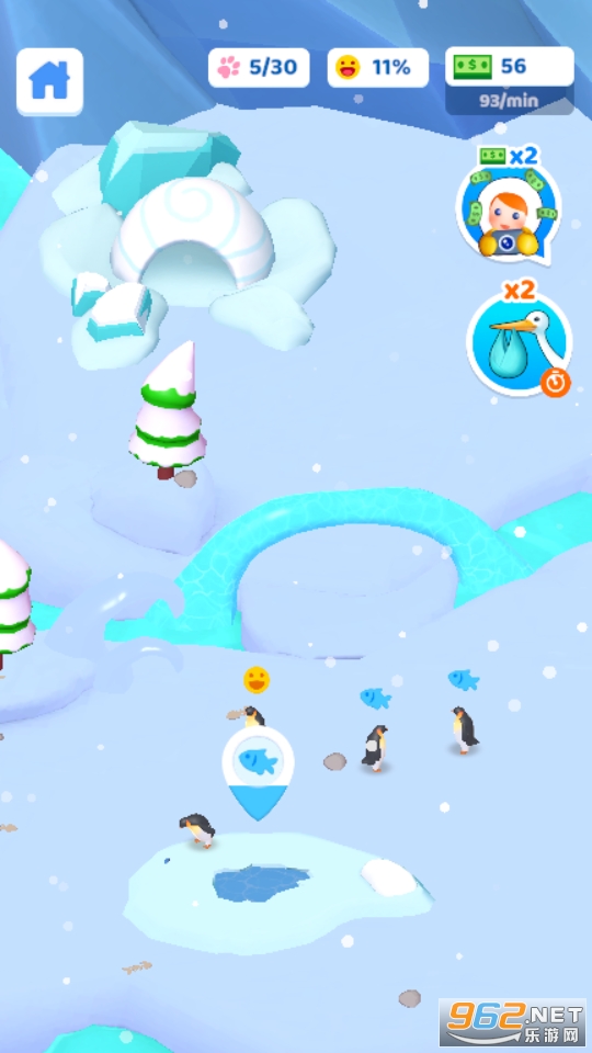 Animal Rescue Tycoon(冰雪动物救助大亨游戏)截图4