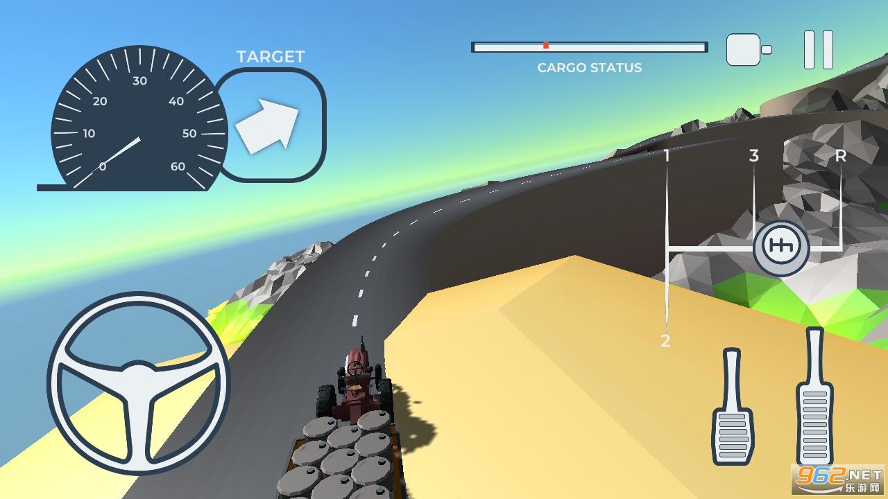 Tractor Driving Offroad: Trolley Transport Cargo(拖拉机越野驾驶安卓版)截图2