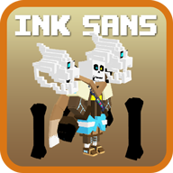 Ink Sans Mod for MCPE(�ҵ�����ink sansƤ��ģ��)