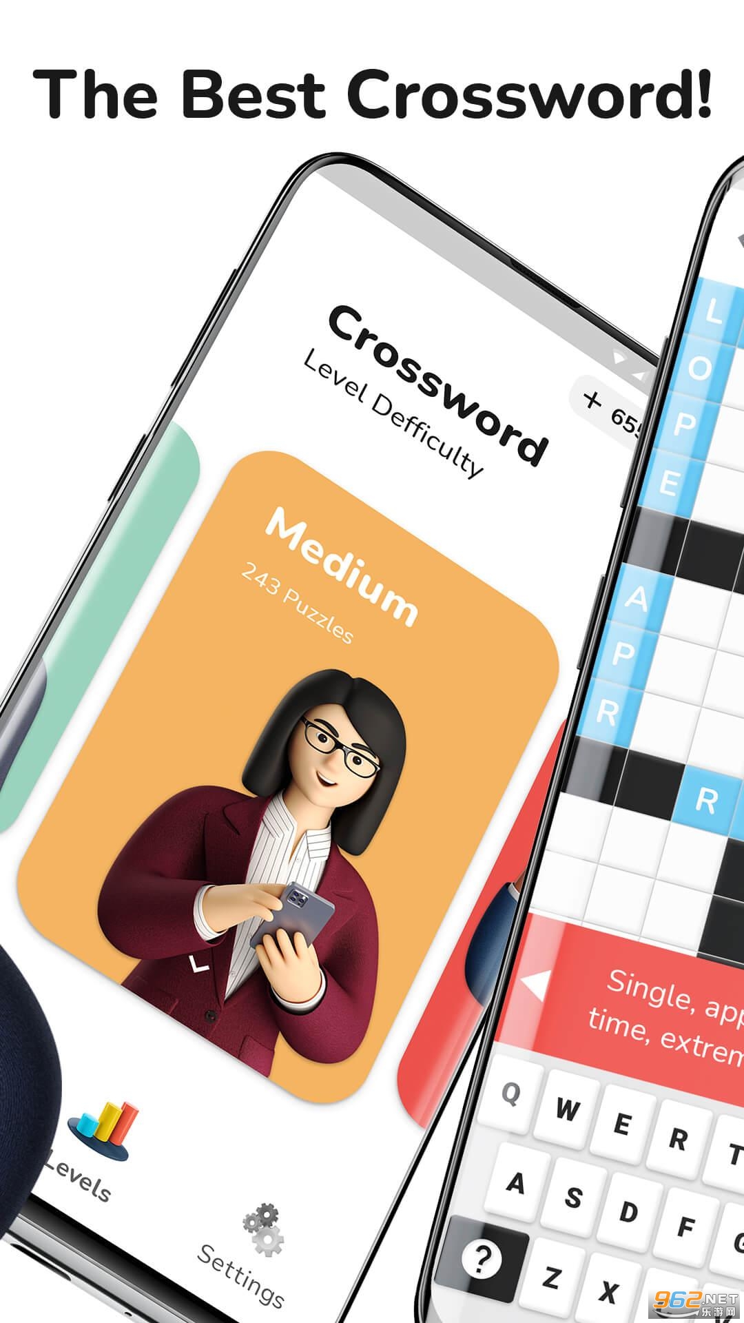 The Crossword Puzzle(Crossword Puzzle Game for Pros and Beginners填字游戏)截图0