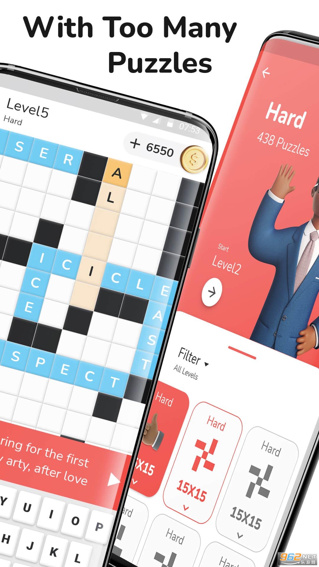 The Crossword Puzzle(Crossword Puzzle Game for Pros and Beginners填字游戏)截图1