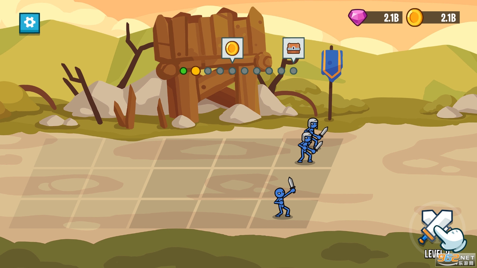 �����ս��2����֮ս���޽����ʯ��(Stick Battle)��ͼ1