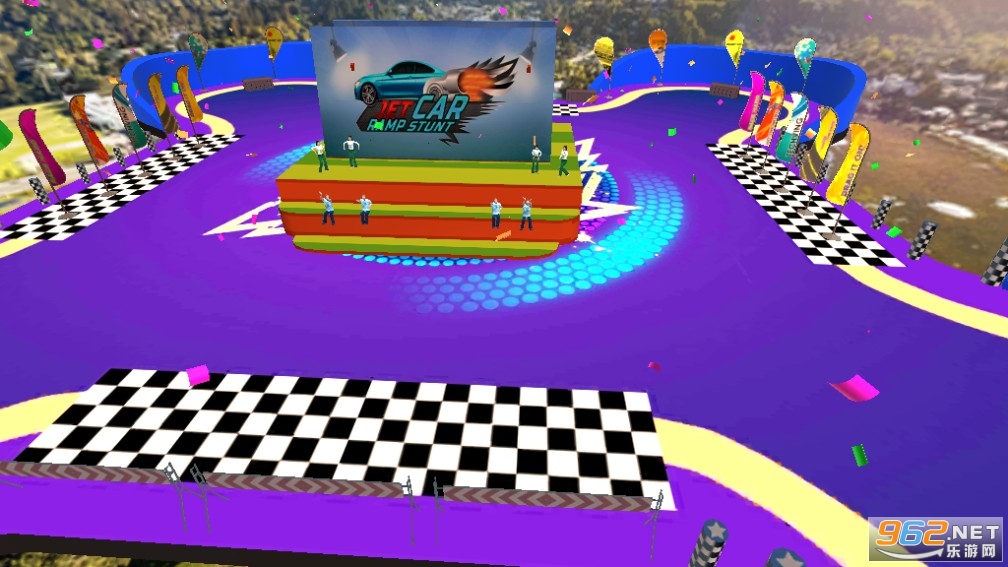 ����ʽ�����µ��ؼ����޽�Ұ�(Jet Car Ramp Stunts)��ͼ1