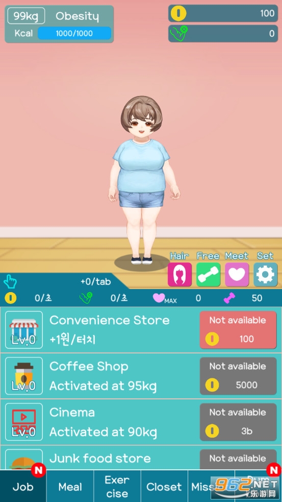 Lose Weight Story(���ʹ�����Ϸ)v0.1 (Lose Weight Story)��ͼ0