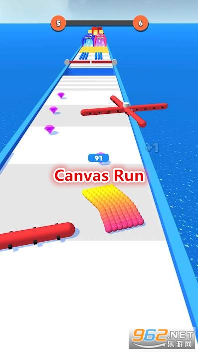 �����ܿ�Canvas Run��Ϸ