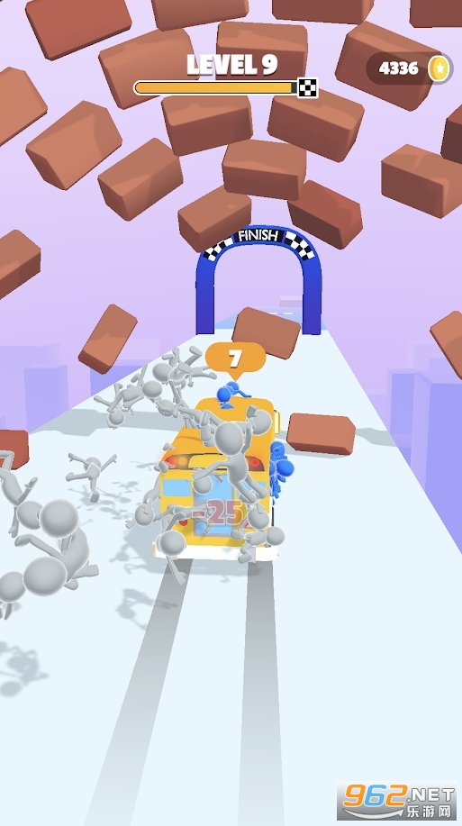 Crowd Bus 3D(人群巴士游戏)截图1