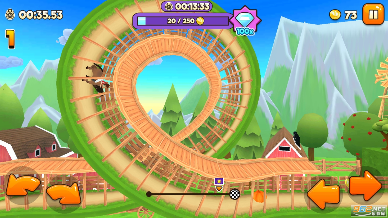 上坡赛马Uphill Rush Horse Racing截图1