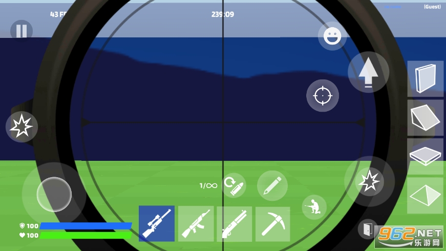 堡垒之夜建造模拟器无限子弹版(1v1.LOL)截图0