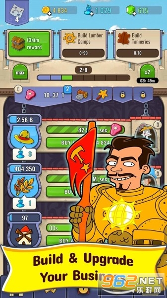 hustle kingdom:idle clicker空闲喧嚣王国截图1