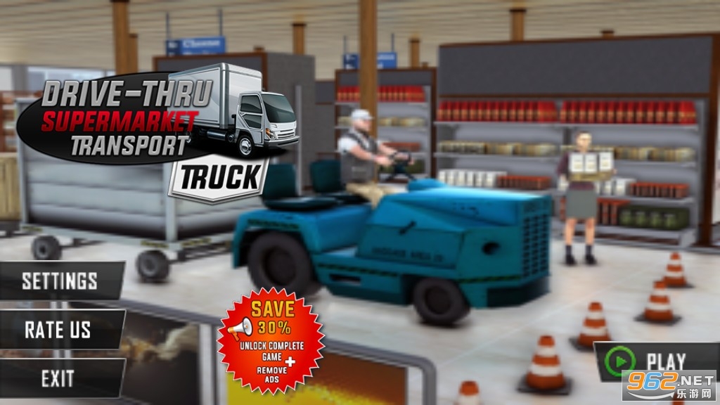 ���л�������ģ������Ϸ(Supermarket Cargo Transport Truck Driving Sim 2019)��ͼ2