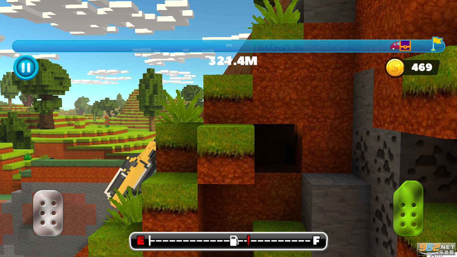 Blocky Rider: Roads Racing截图0