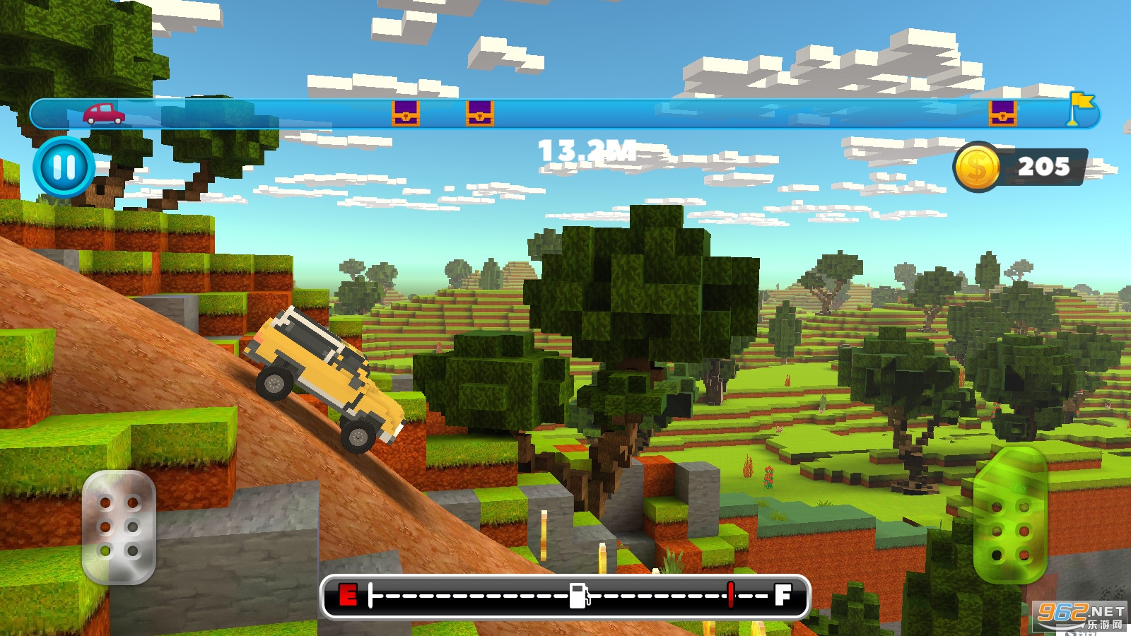 Blocky Rider: Roads Racing截图1