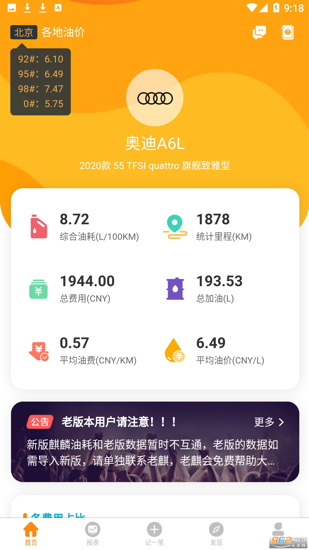 麒麟油耗 麒麟油耗
