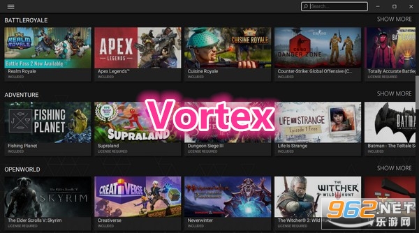 Vortex app