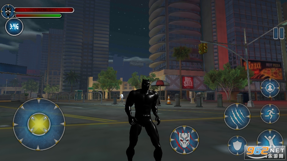 Panther Superhero Crime City Battle游戏截图1