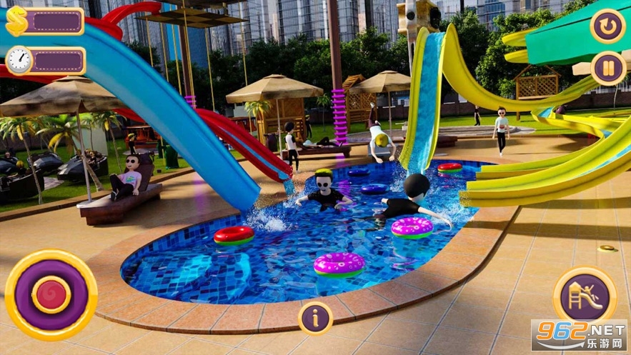 Stickman Uphill Water Slide 3D��ͼ4