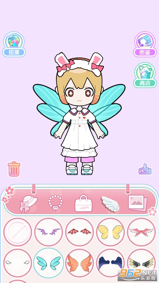 Ť���Ӳ鳱��Ť���ղؼ�(Vlinder Gacha��Stylish Dressup Games)v1.0.8 ���°��ͼ1