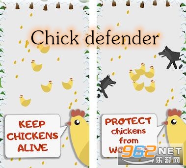 Chick defender游戏 Chick defender游戏