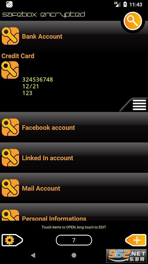 SafeBox encrypted free(SafeBox���������)v3.0 �ƽ���ͼ3