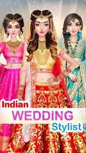 Indian Wedding DressUp Games(IndianWeddingStylistMakeupDressupGames)v0.3��׿���ͼ0