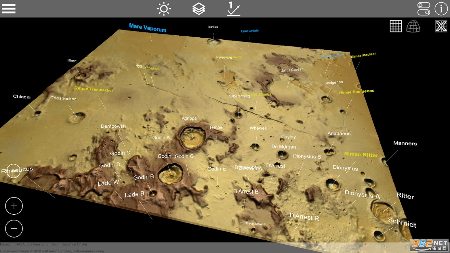 GlobeViewer Moon����3D��ͼv0.5.6 ��׿���ͼ0