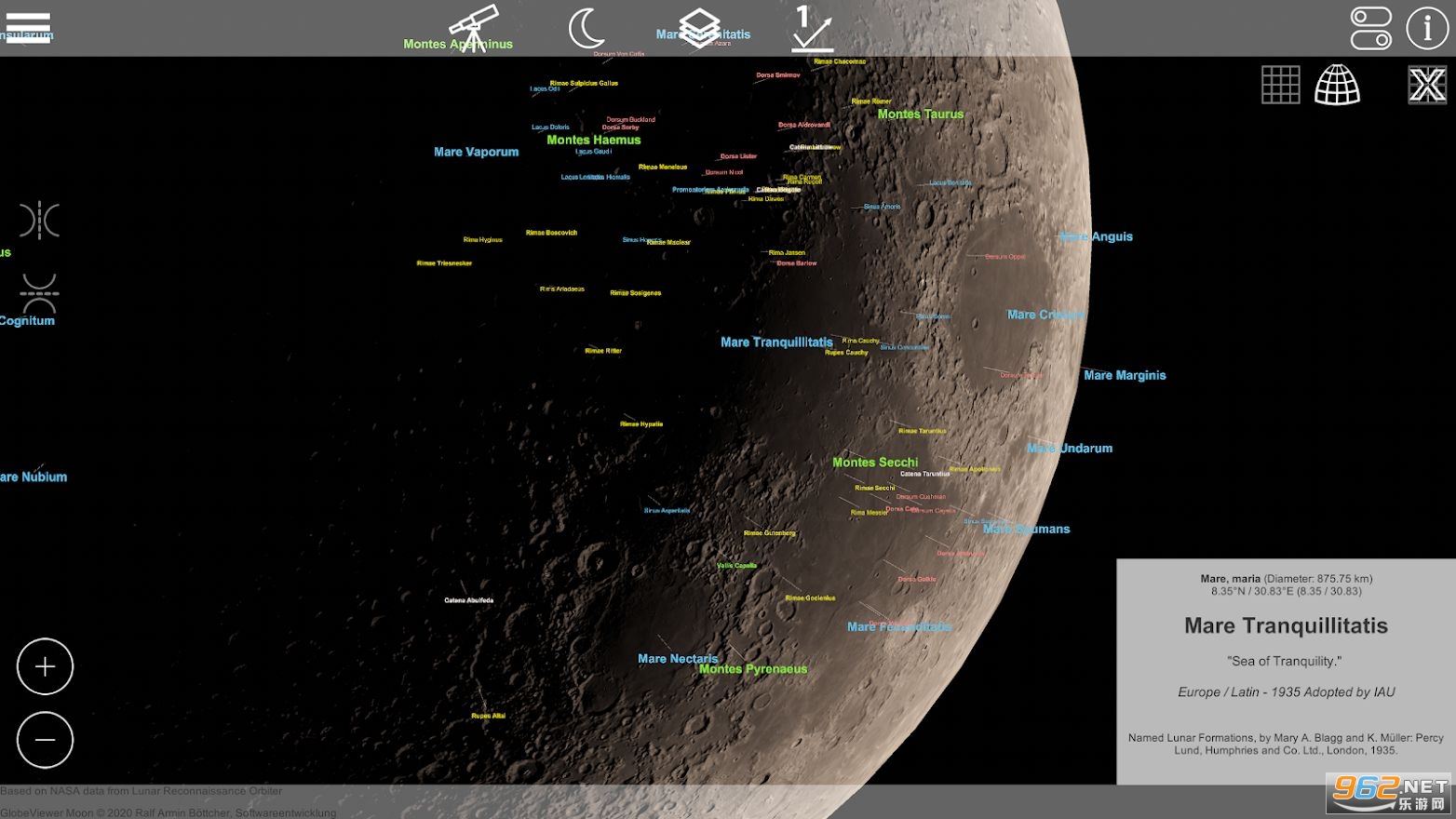 GlobeViewer Moon����3D��ͼv0.5.6 ��׿���ͼ5