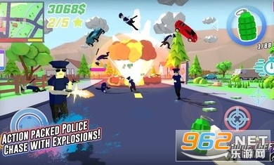 开放世界沙盒模拟器无限金币版(Dude Theft Wars)截图1