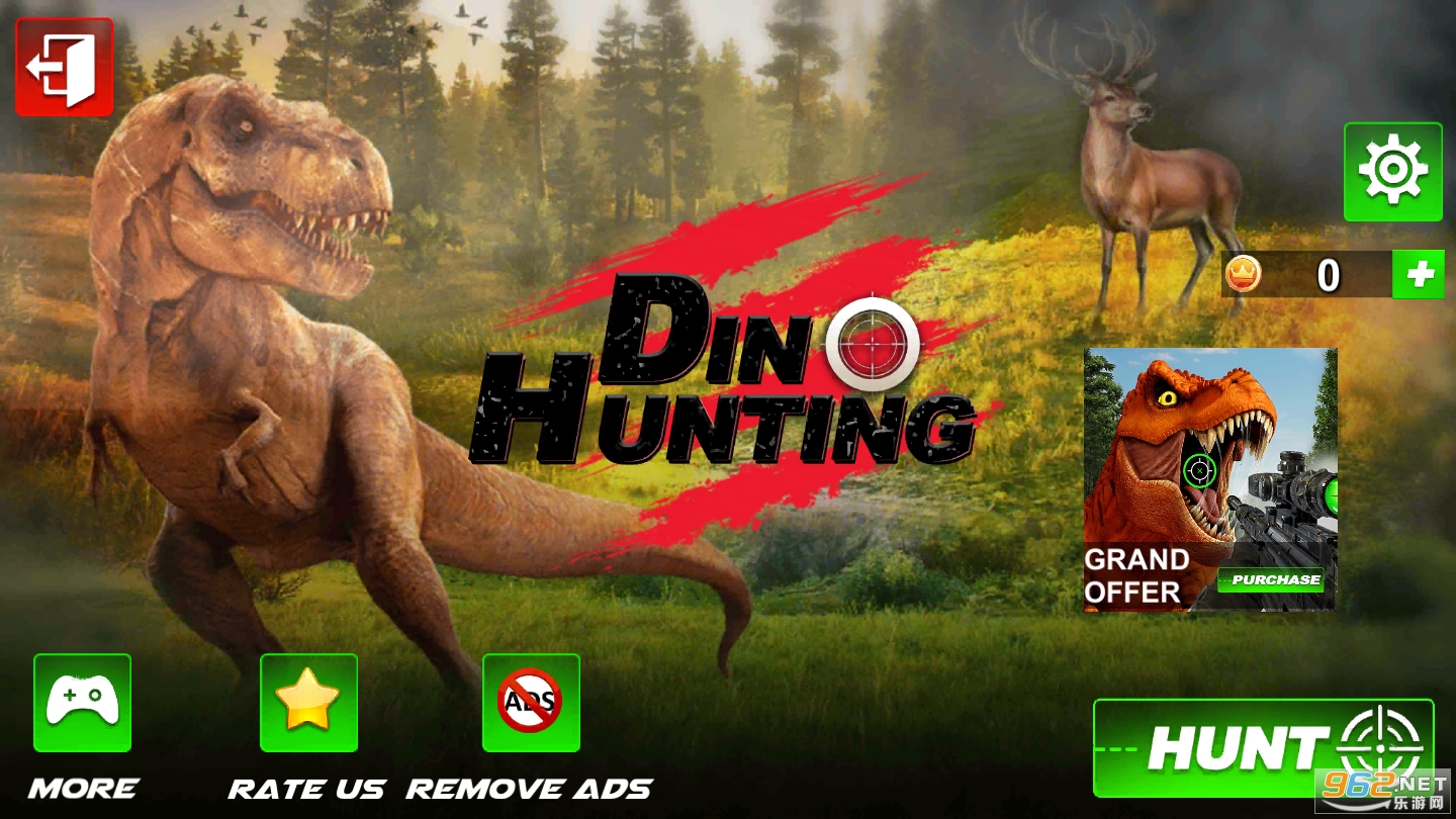 Wild Dino Hunting Clash: Animal Hunting Games(�������Գ���Ϸ)v1.18��׿���ͼ1