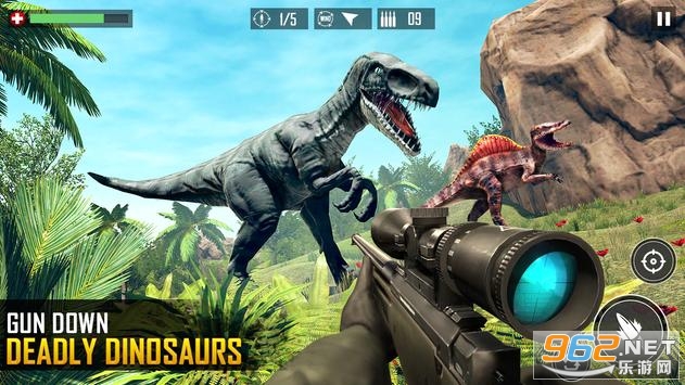 Ұ������������ϷWild Dino Hunting Game2021��ͼ1