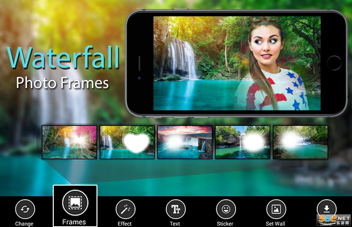 Waterfall Photo Frames�ٲ����v9.0 ��׿���ͼ0
