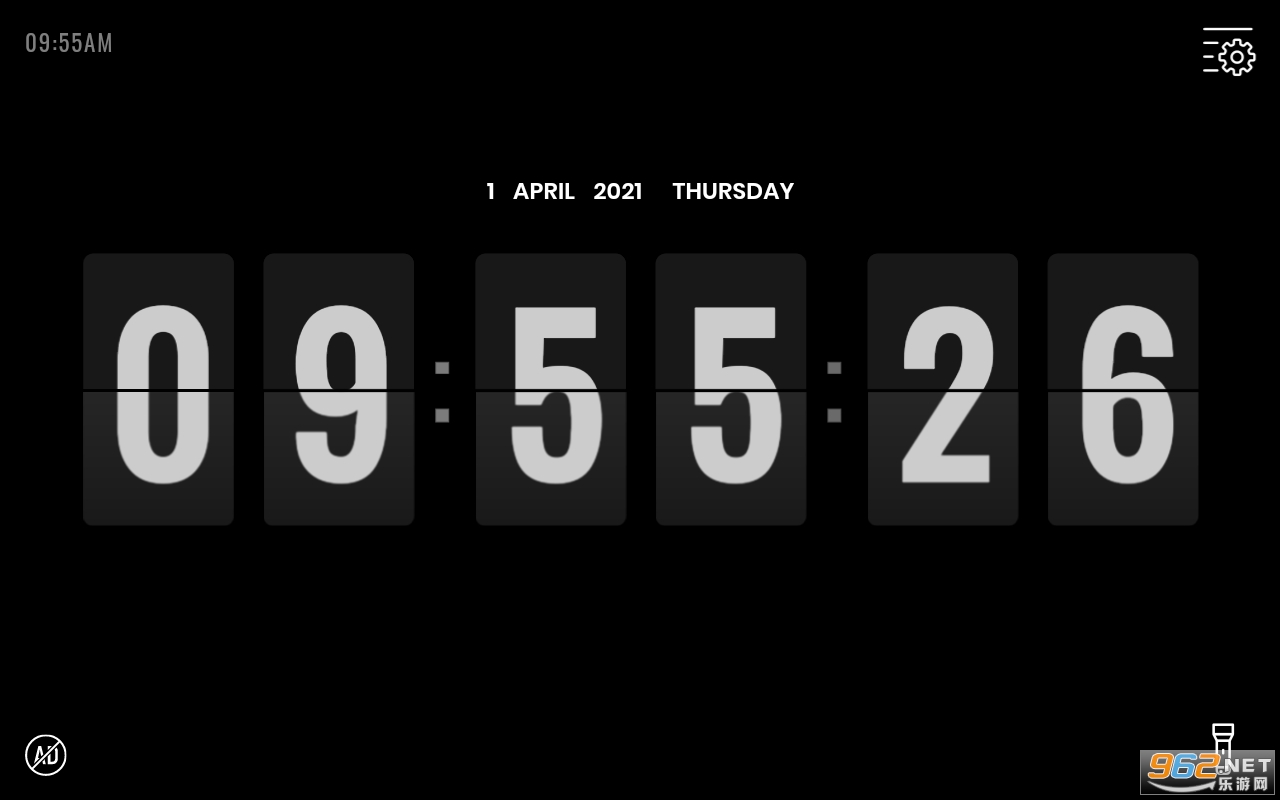 Flip Clock(ȫ����ҳʱ�Ӱ�׿)v1.2 �ֻ����ͼ0
