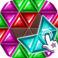 Colour Paper Triangle Block Fixing(���ǲ�ֽ��ľ��Ϸ)