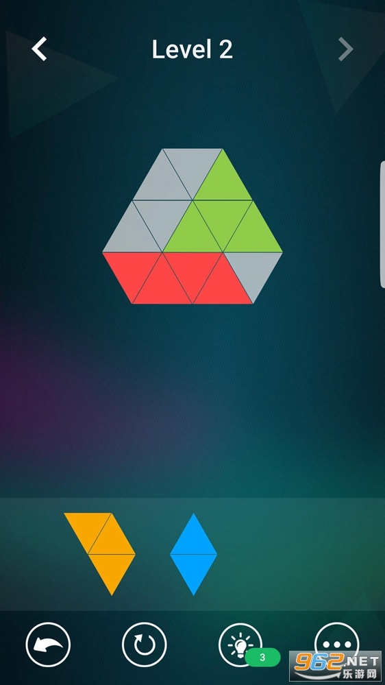 Colour Paper Triangle Block Fixing(���ǲ�ֽ��ľ��Ϸ)v2.3 ��׿���ͼ2