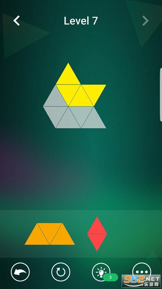 Colour Paper Triangle Block Fixing(���ǲ�ֽ��ľ��Ϸ)v2.3 ��׿���ͼ1