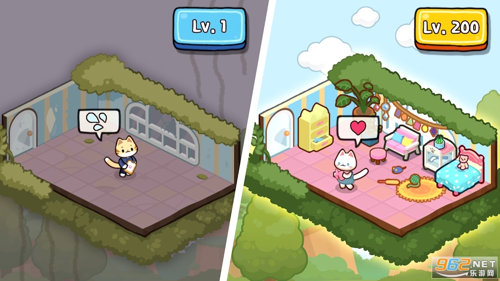 CatTycoon(Idle Cat Tycoon : Furniture Craft Shop)截图1