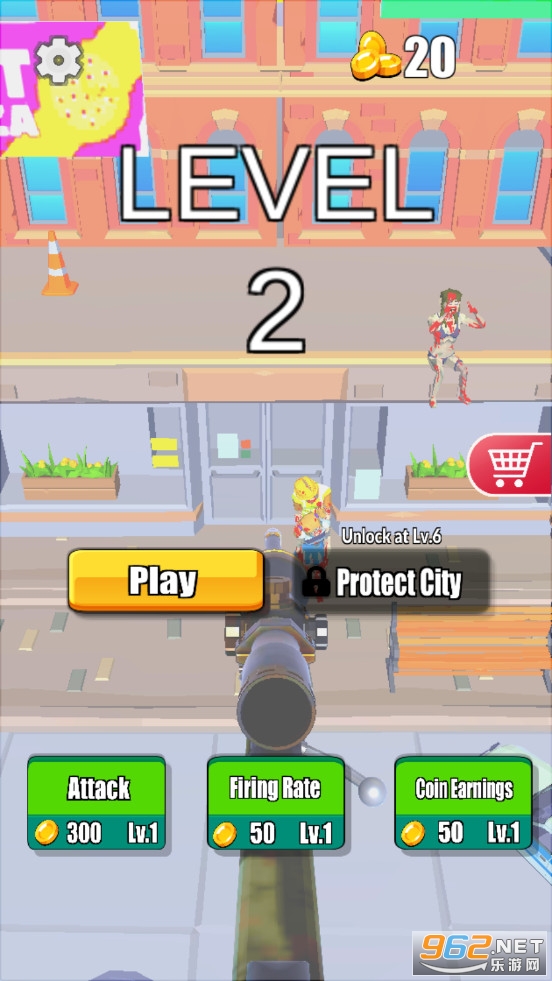 Hyper Sniper -- Zombie Hunter(超级狙击手2僵尸城最新版)截图3