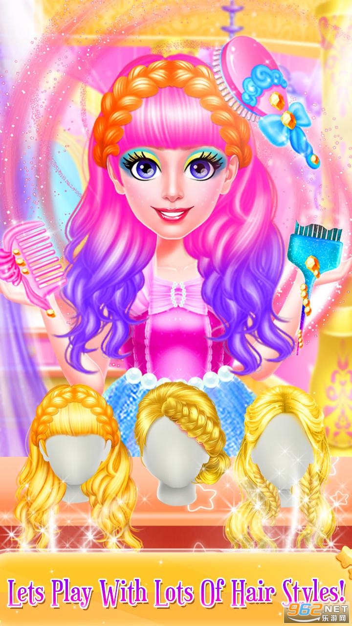 Fashion Braid Hairstyles Salon Game for Girls(ʱ�б��ӷ���ɳ��3)v1.2 ��׿���ͼ1