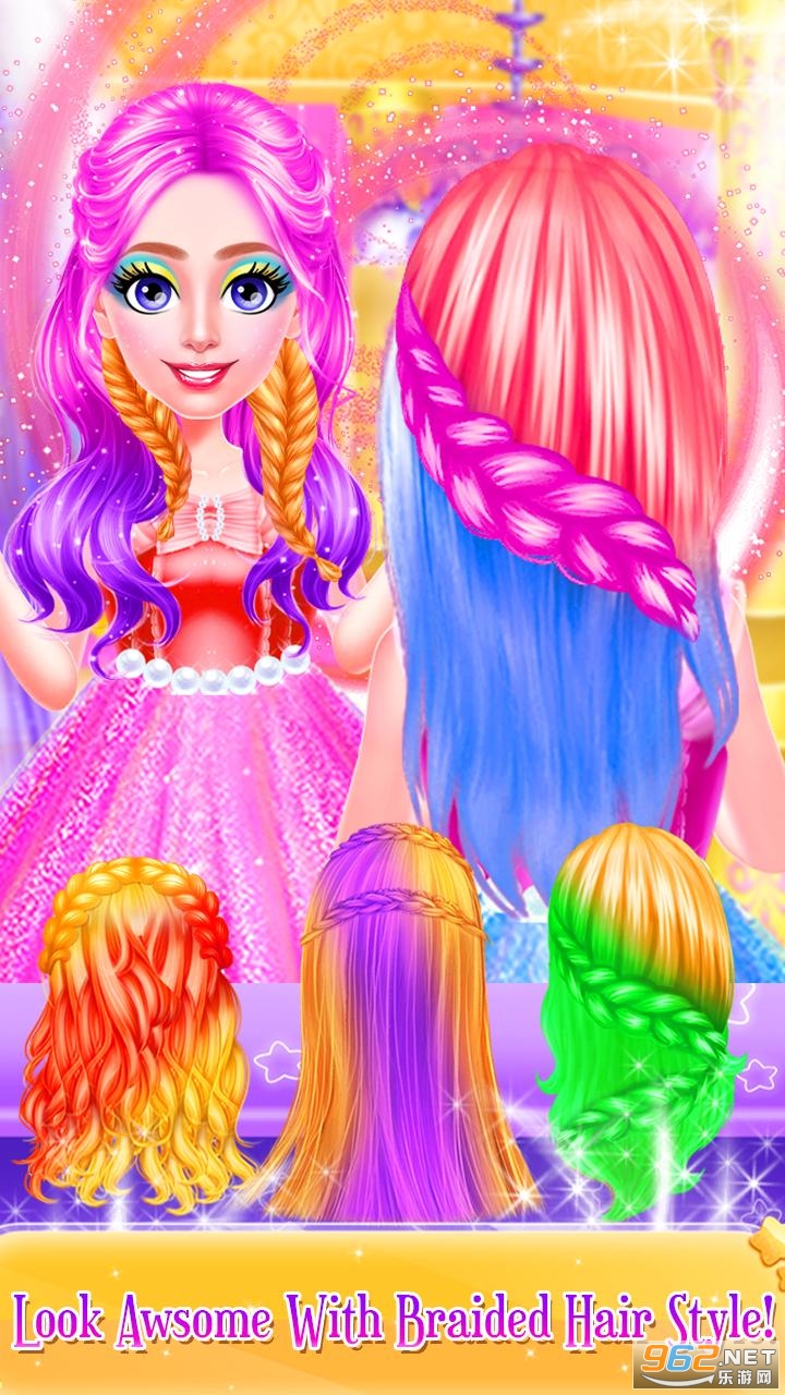 Fashion Braid Hairstyles Salon Game for Girls(ʱ�б��ӷ���ɳ��3)v1.2 ��׿���ͼ2
